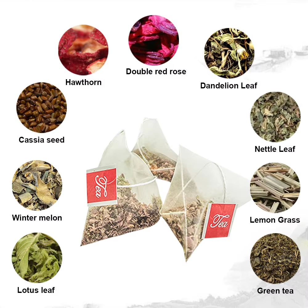 Natural 40 Days Herbal Skinny Detox Weight Loss Supplement No Caffeine Non-Gmo Health Food Vitamins and Supplements